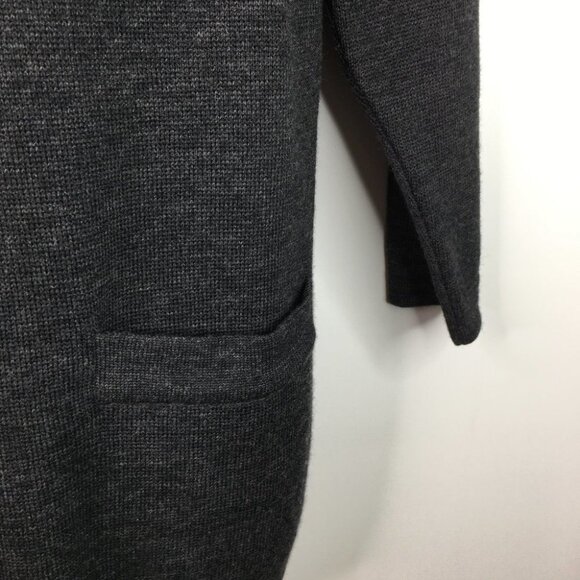 Premier Collection Petites Wool Gray Cardigan - Picture 2 of 8